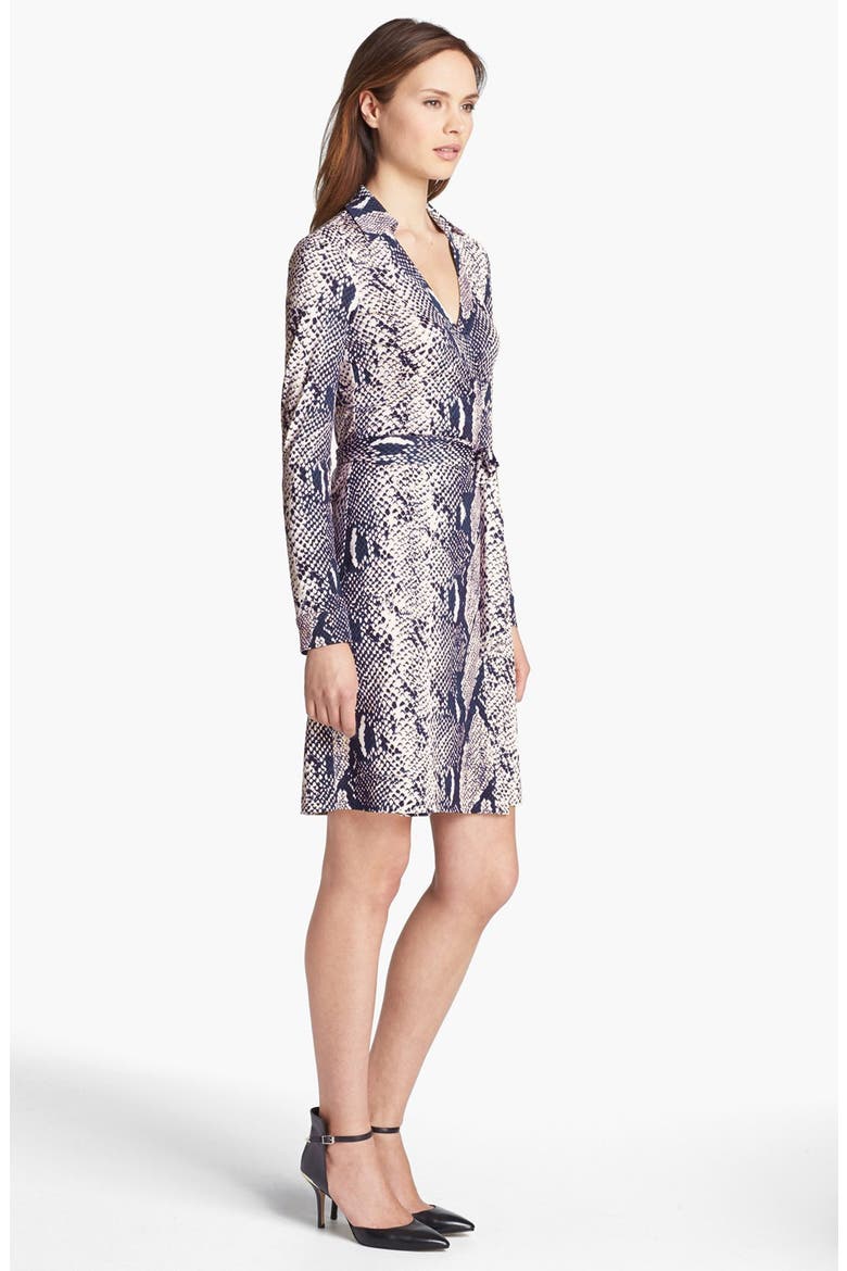 'New Jeanne 2' Silk Jersey Wrap Dress, Alternate, color, PYTHON TWO