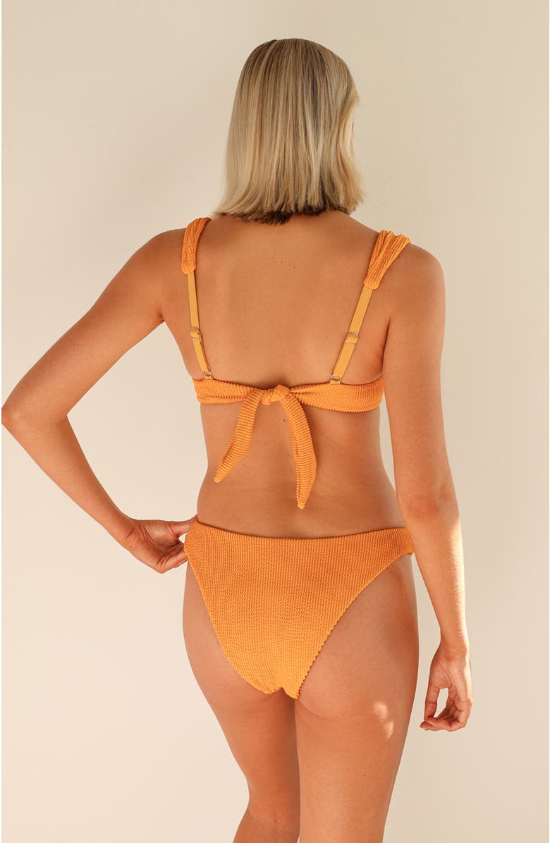 Dippin Daisys Nocturnal Cheeky Bikini Bottom, Alternate, color, Golden Glow