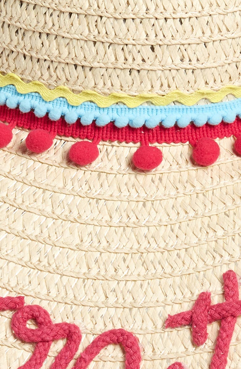 Shiraleah Beach Hair Don't Care Sun Hat, Alternate, color, 