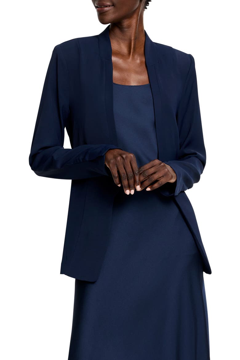 Social Edit Blazer, Main, color, DARK INDIGO