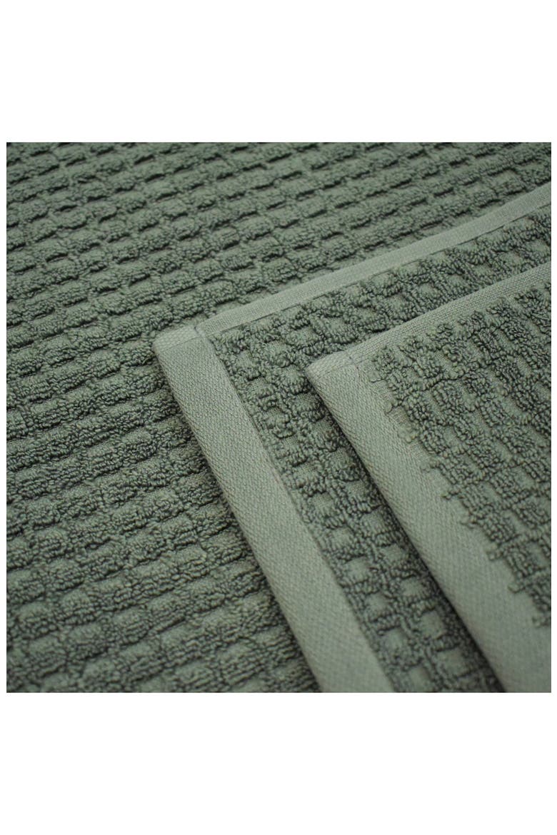 Quick Dry 6-Piece Bath Towel, Hand Towel & Washcloth Set, Alternate, color, MOSS