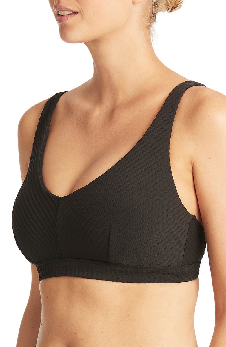 Sea Level E- & F-Cup Underwire Bikini Top, Alternate, color, 