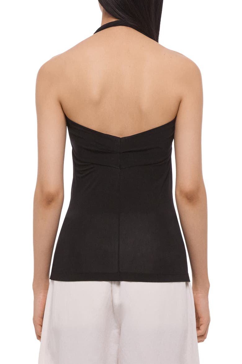 Twist Dancer Top, Alternate, color, BLACK