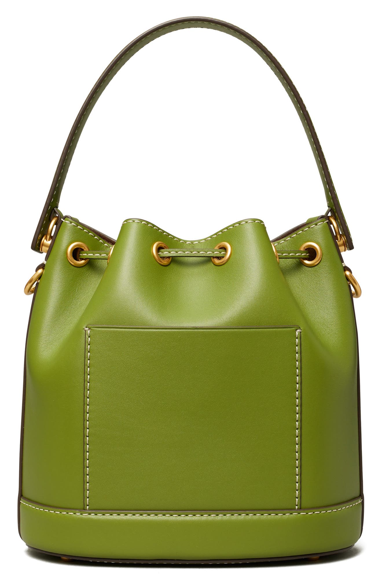 Tory Burch Leather Bucket Bag, Alternate, color, 