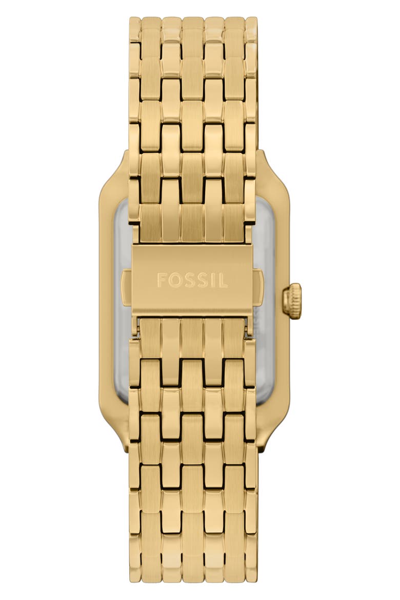 Raquel Bracelet Watch, 26mm x 40mm, Alternate, color, GOLD/ BLACK