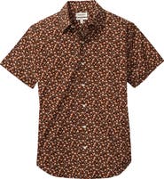 Bonobos Riviera Slim Fit Floral Short Sleeve Stretch Cotton Button-Up Shirt