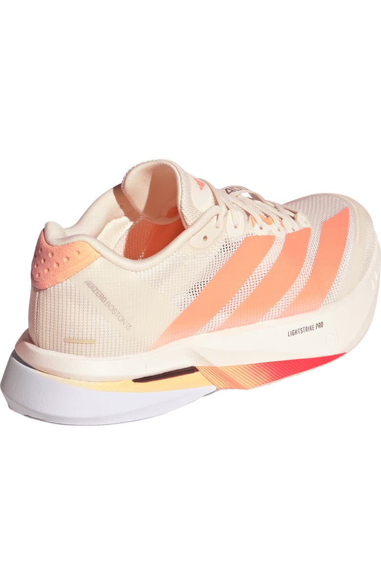 adidas Adizero Boston 13 Running Shoe, Alternate, color, Off White