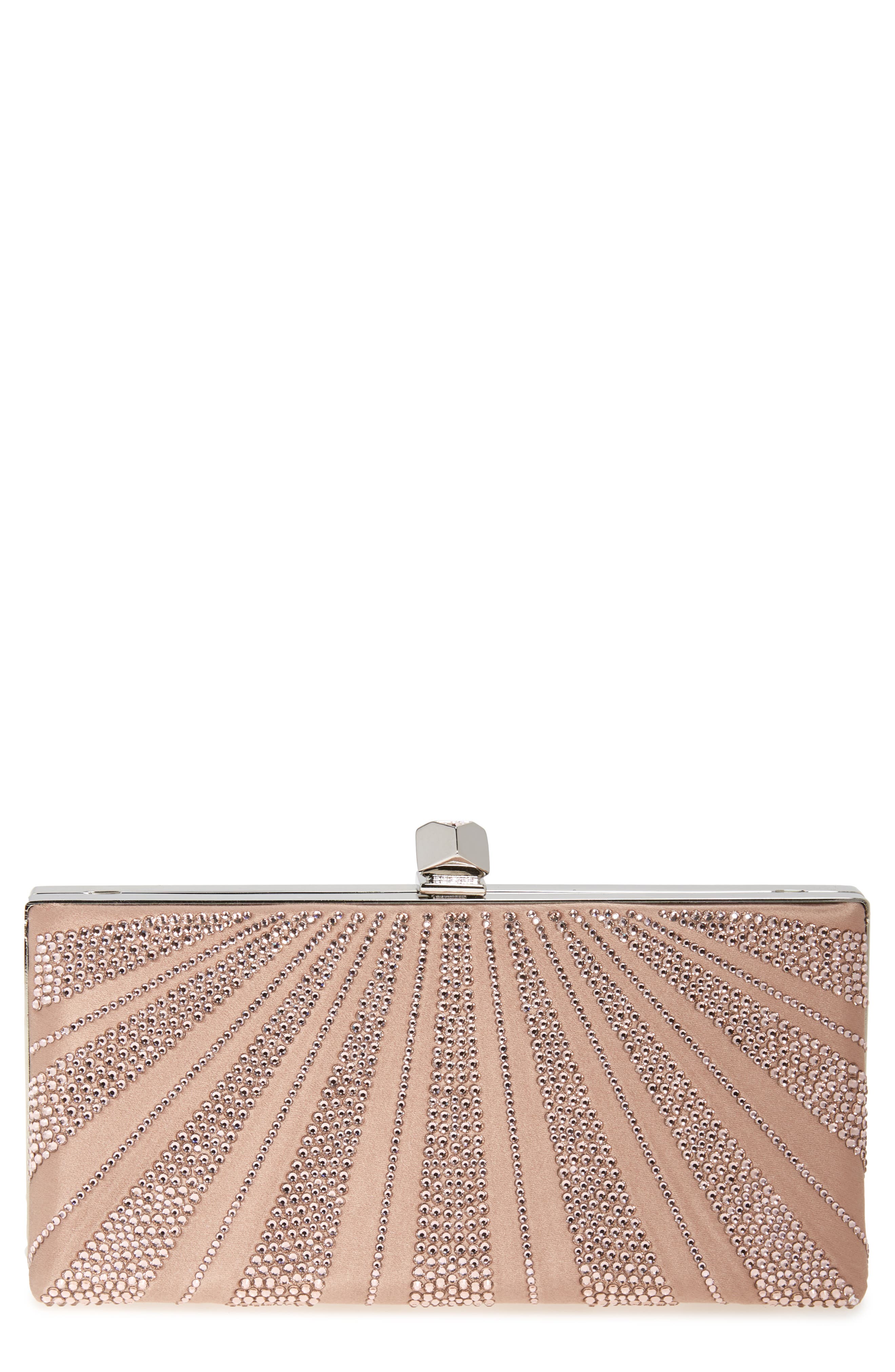 Jimmy Choo Celeste Crystal Hotfix Clutch, Main, color, 