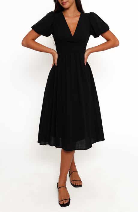 Petal & Pup Ronnie Puff Sleeve Midi Dress