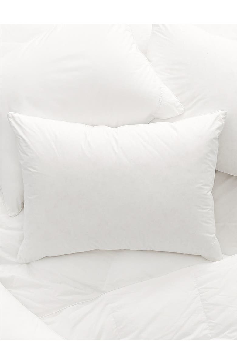 Boll & Branch Firm Down Pillow, Alternate, color, White