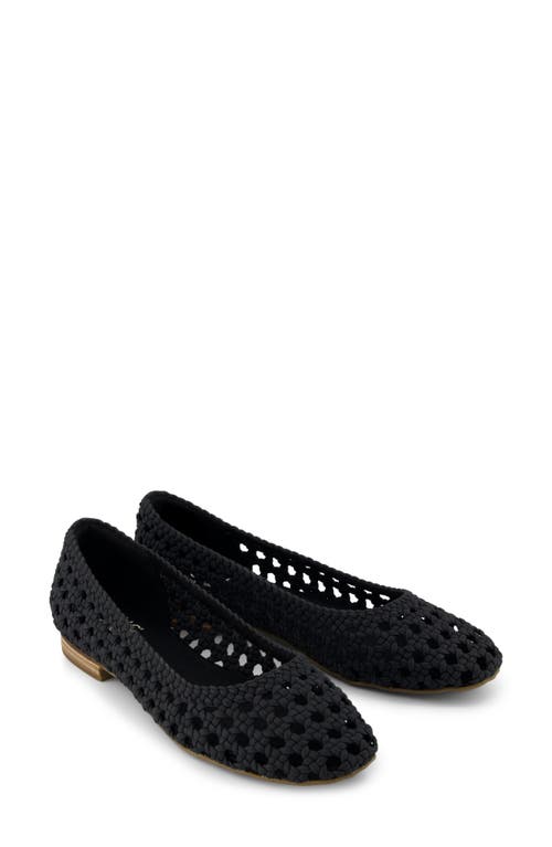 Toms Briella Flat In Black
