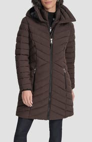 DKNY Stretch Packable Coat