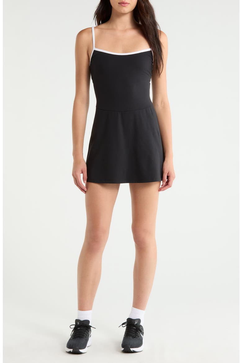 Sport Court Dress, Main, color, BLACK/WHITE