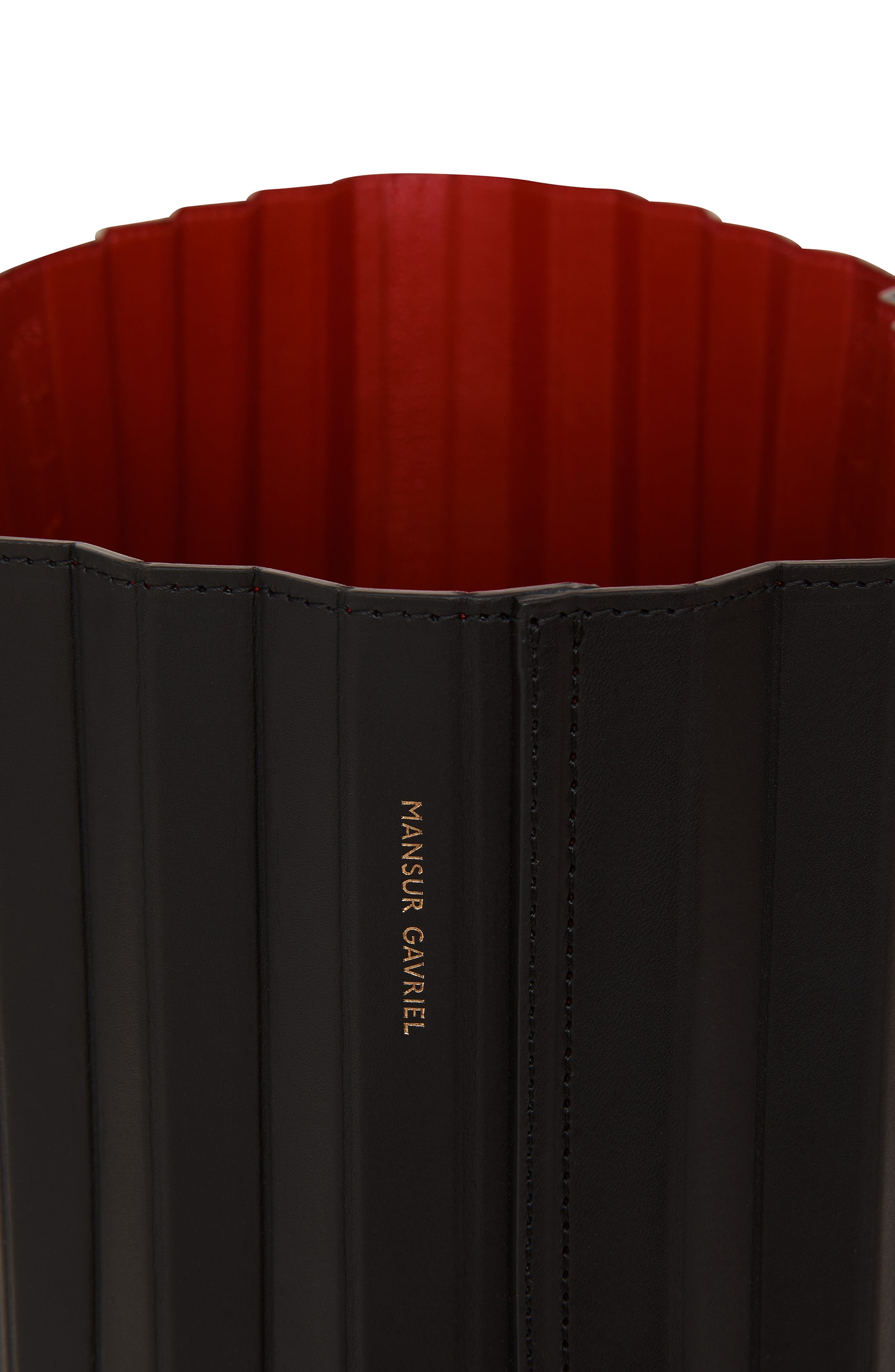 Mansur Gavriel Pleated Leather Tote, Alternate, color, 