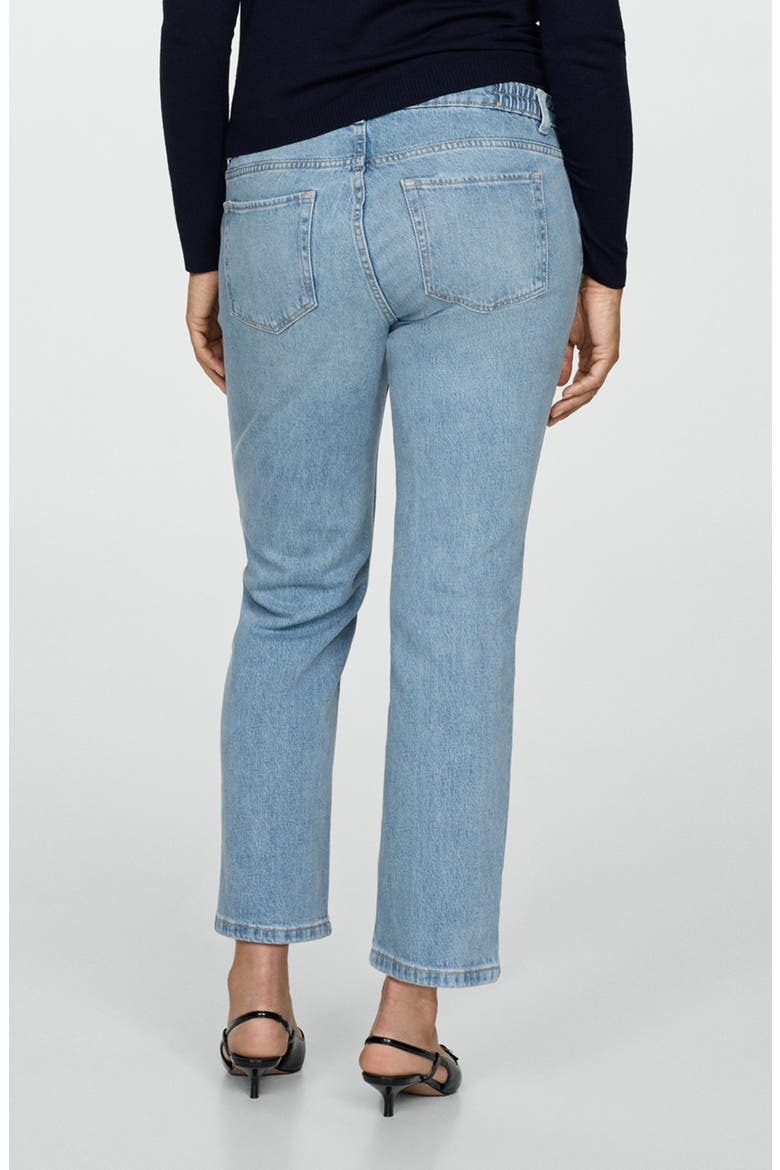 Straight Leg Ankle Maternity Jeans, Alternate, color, MEDIUM BLUE