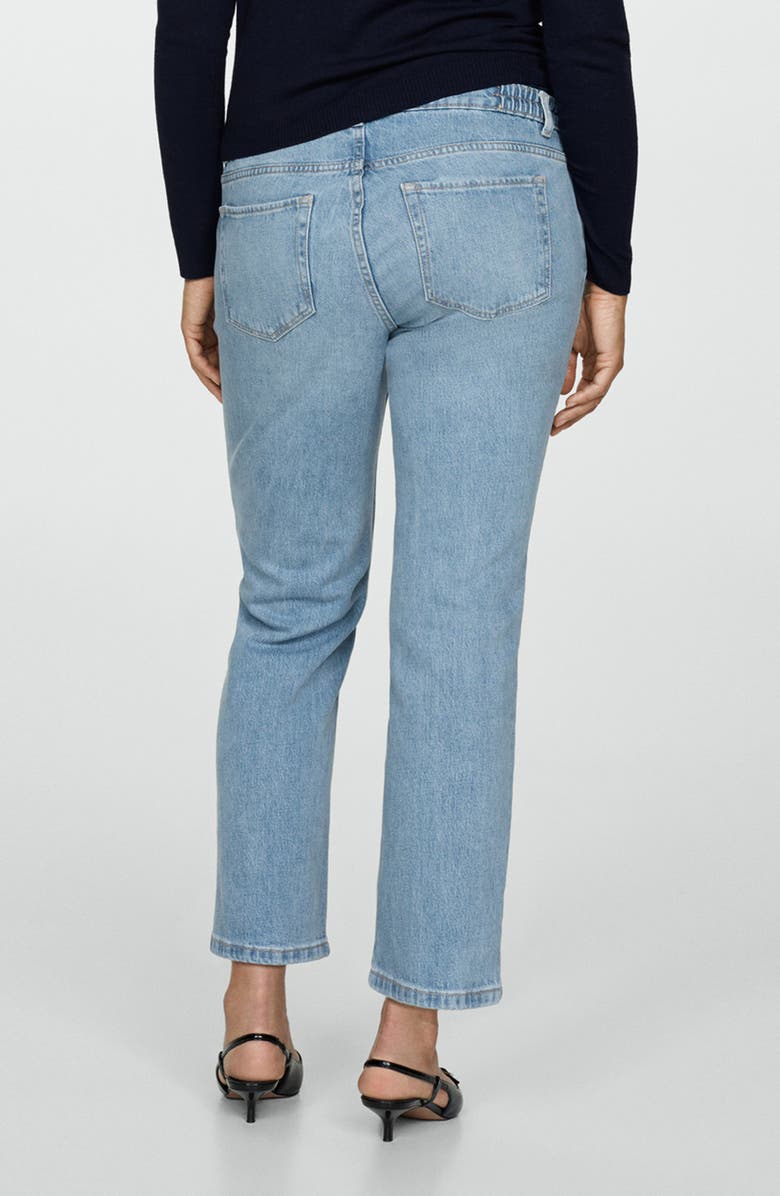MANGO Straight Leg Ankle Maternity Jeans, Alternate, color, 
