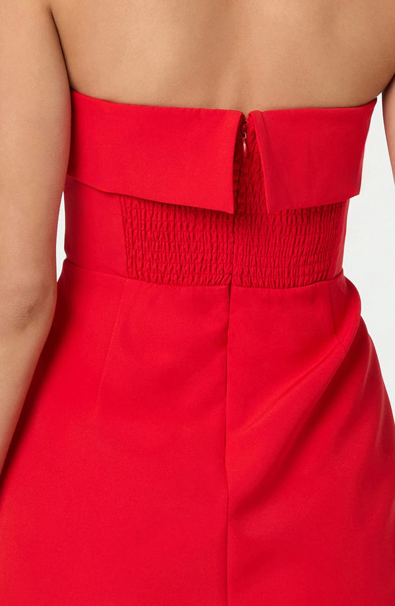 Strapless Popover Minidress