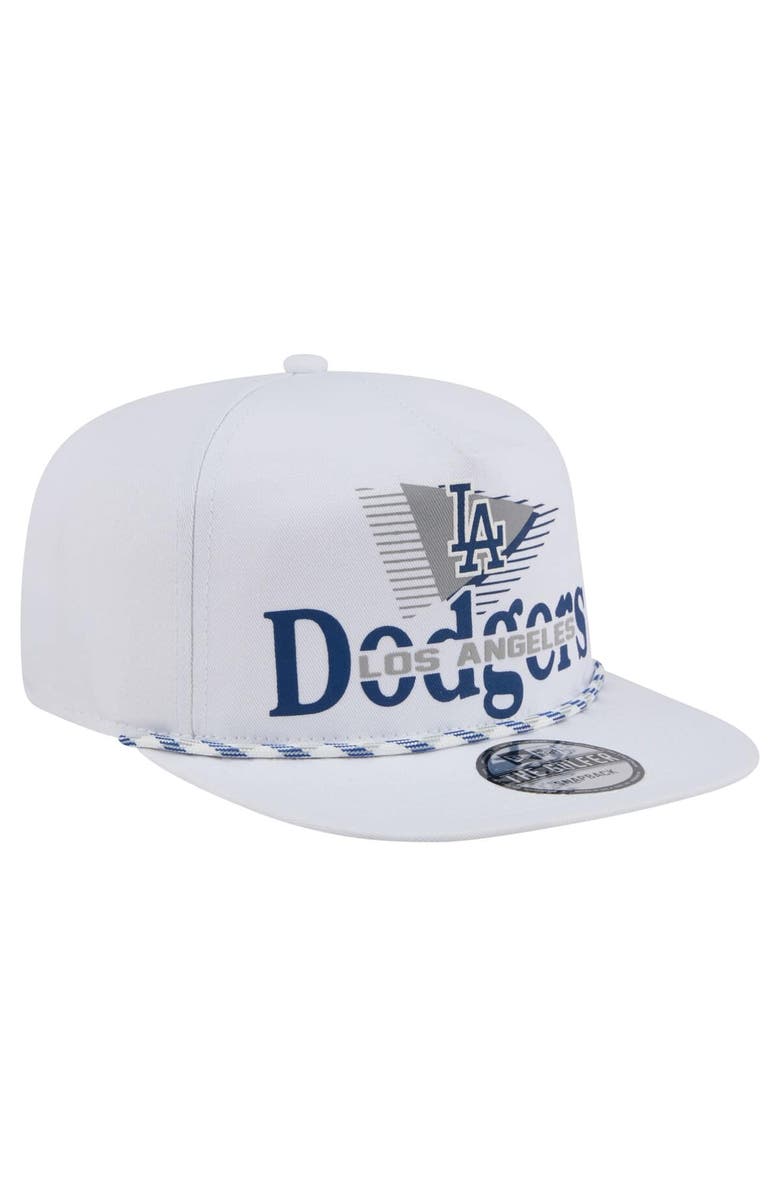 New Era Men's New Era White Los Angeles Dodgers Collide Golfer Snapback Hat, Alternate, color, White