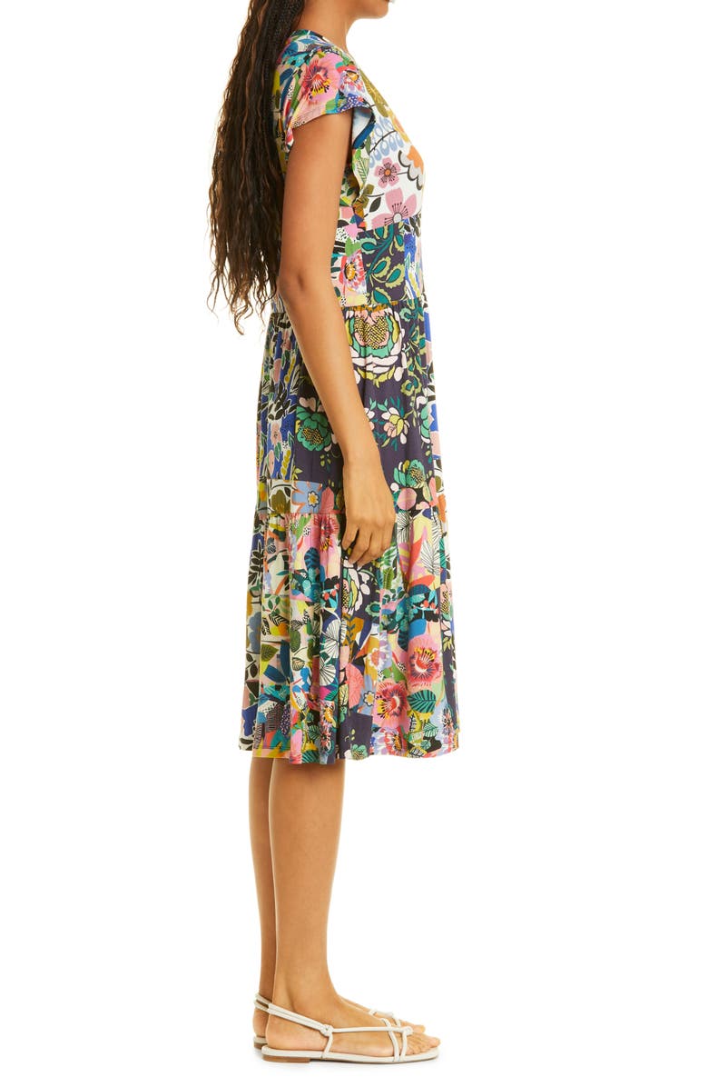 Johnny Was Chelsea Garden Tiered Dress, Alternate, color, 
