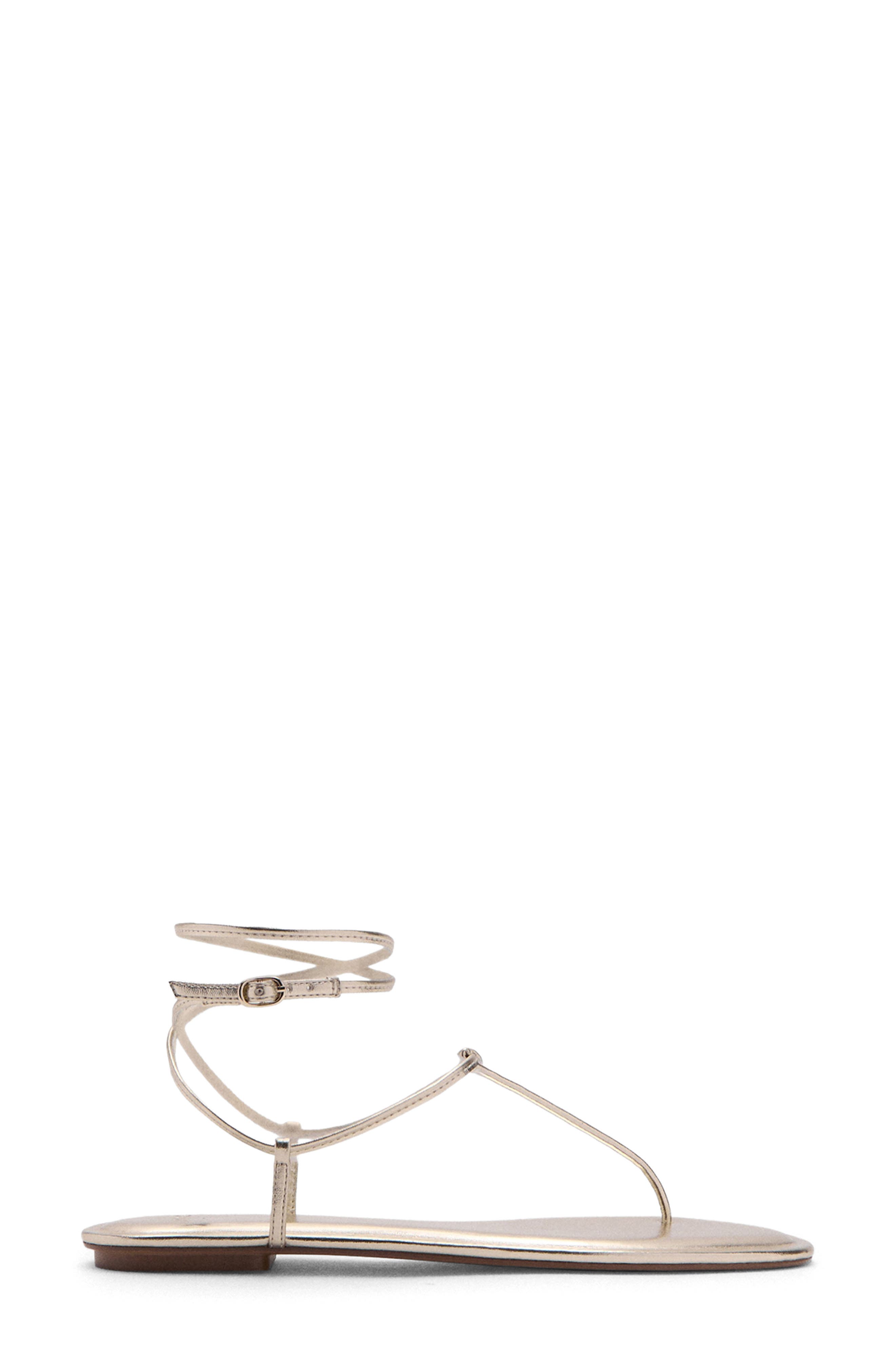 MANGO Ankle Strap Sandal, Alternate, color, 