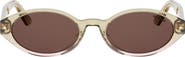 DIOR 'DiorPacific R1I 52mm Oval Sunglasses