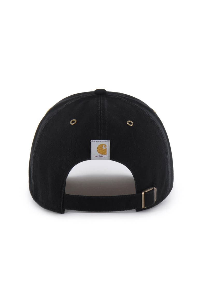 Men's Carhartt x '47 Black LSU Tigers Clean Up Adjustable Hat, Alternate, color, Black