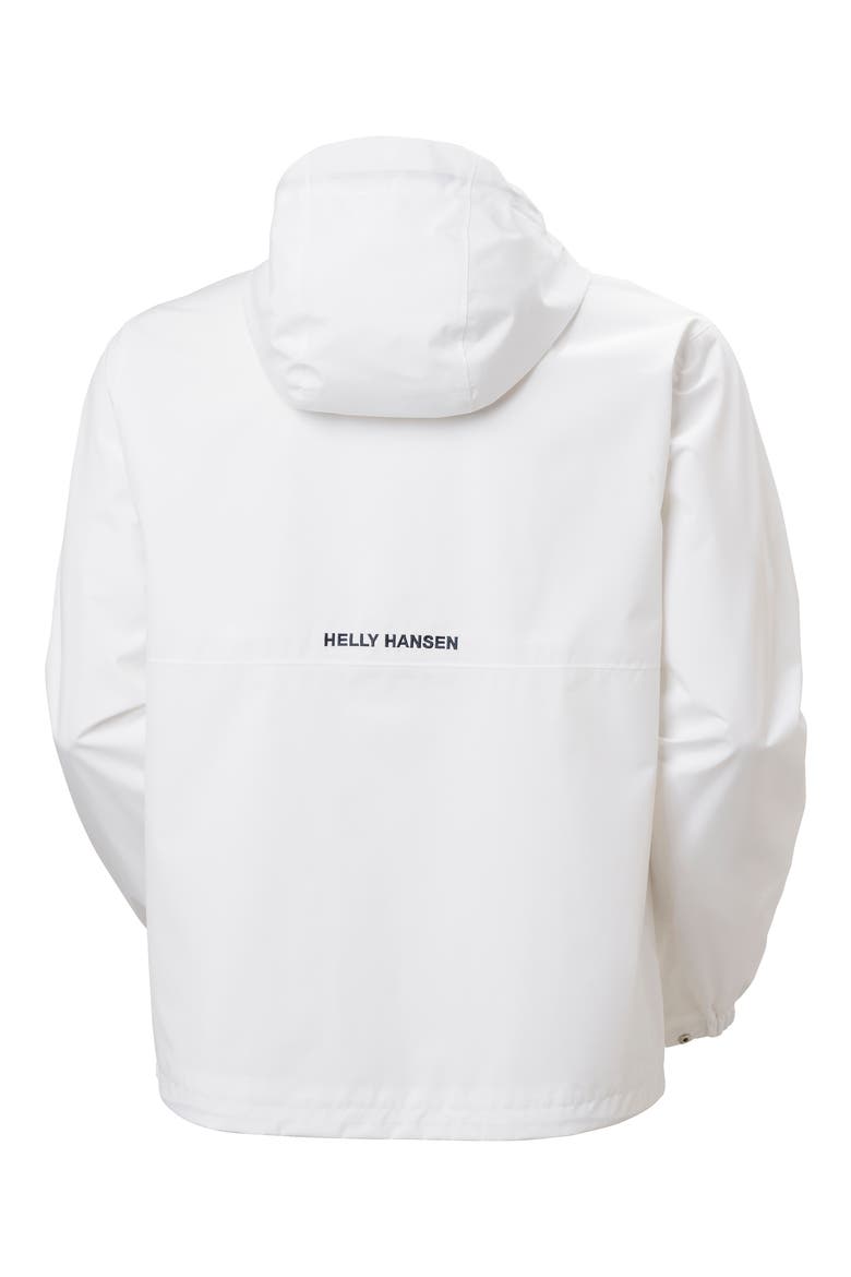 Sandoy Waterproof Rain Jacket, Alternate, color, WHITE
