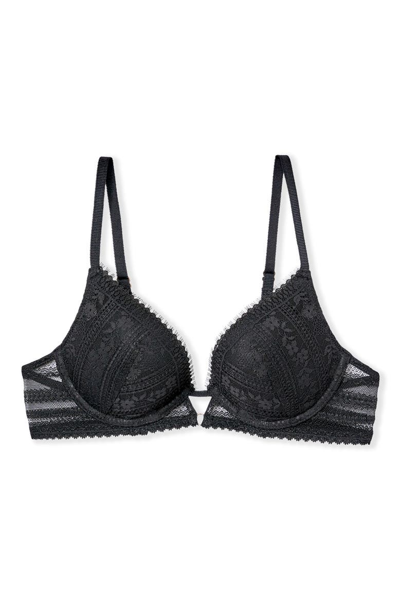 Aura N°2 Classique Underwire Bra, Alternate, color, BLACK