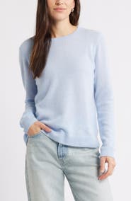 Caslon® Cashmere Crewneck Sweater
