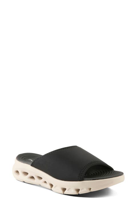 Haley Platform Wedge Slide Sandal (Women)