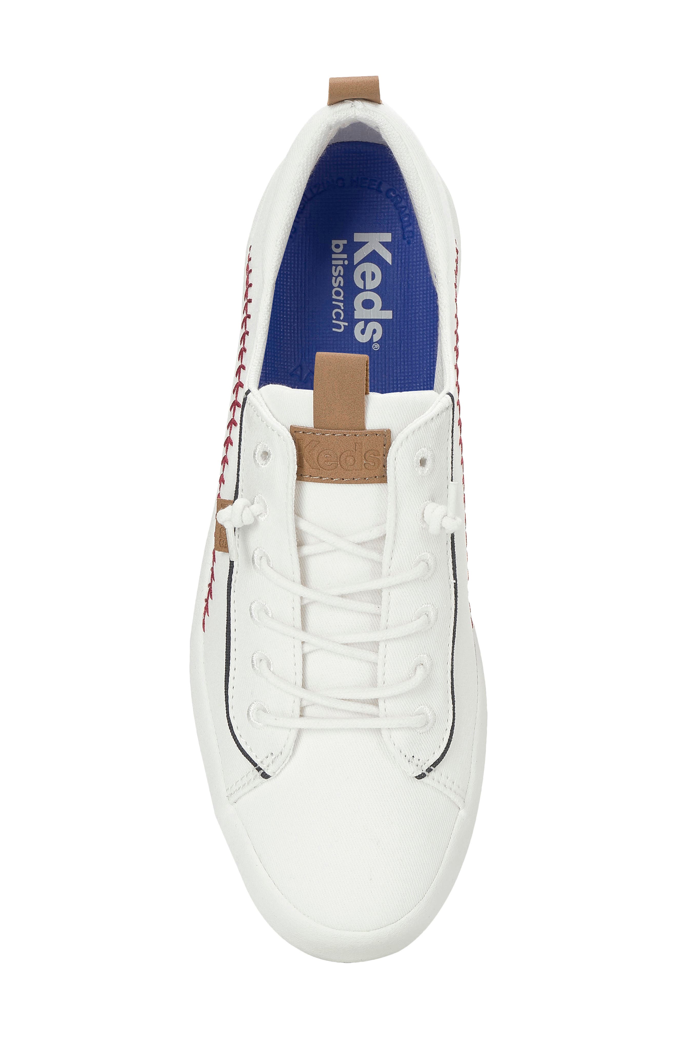 Keds<sup>®</sup> Kickback Slip-On Sneaker, Alternate, color, Snow White