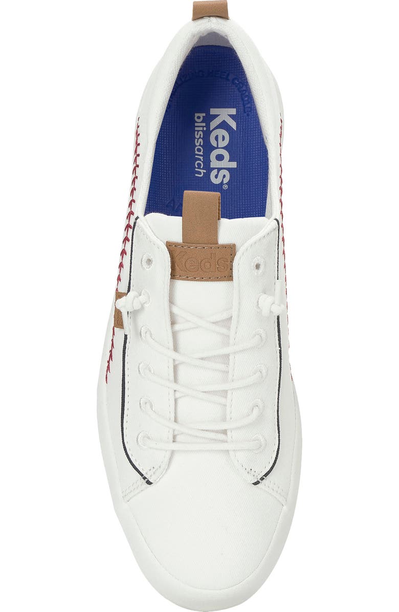 Keds<sup>®</sup> Kickback Slip-On Sneaker, Alternate, color, Snow White