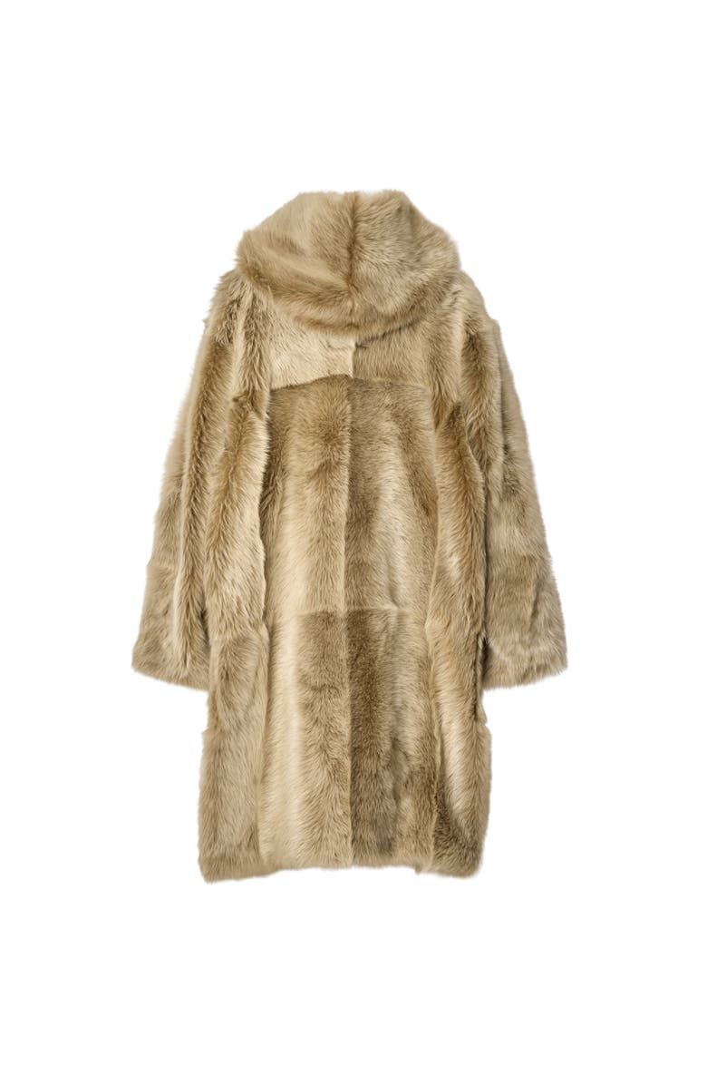 Burberry Shearling Duffle Coat, Alternate, color, 