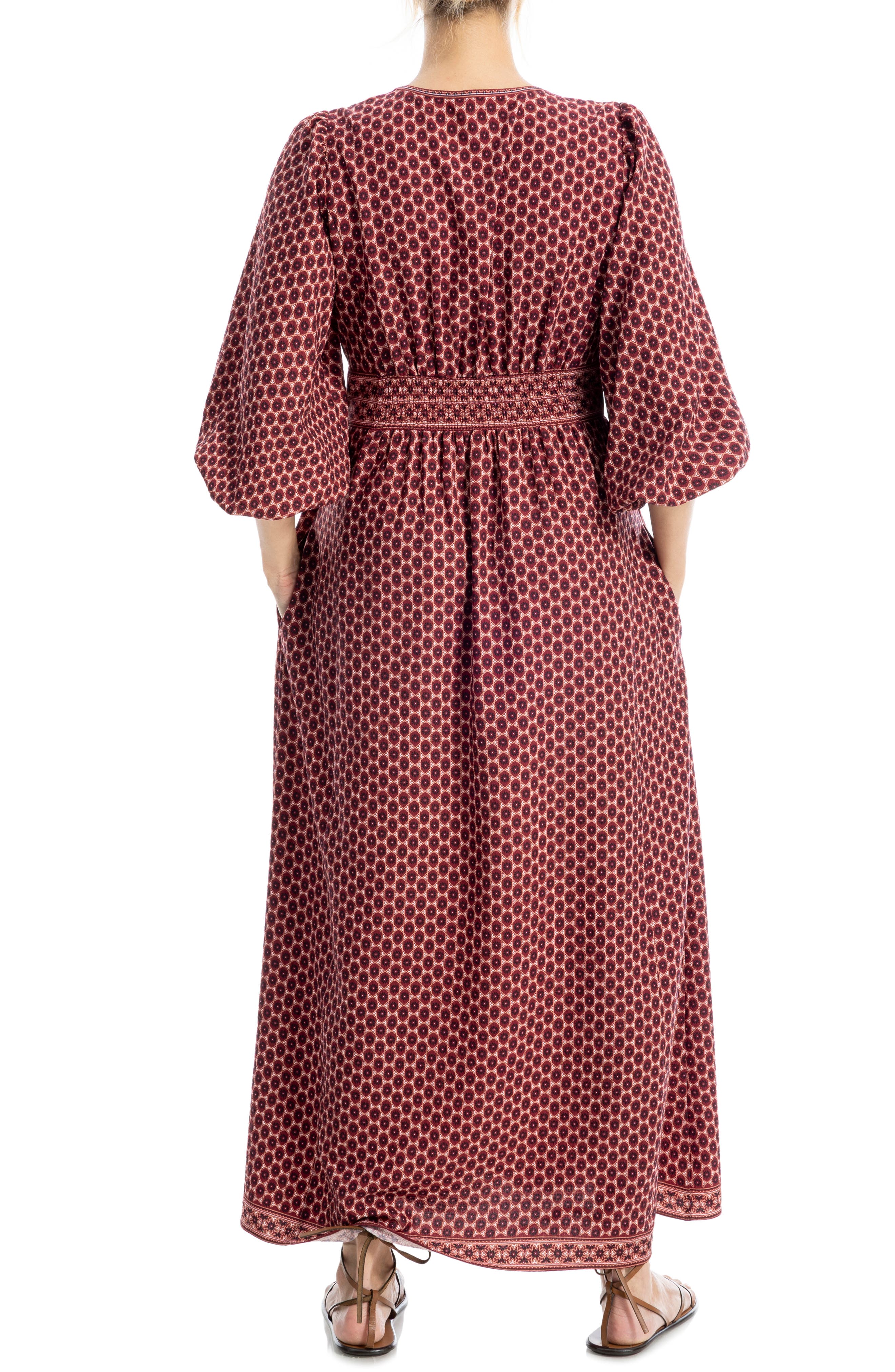 Surplice V-Neck Maxi Dress - image 2