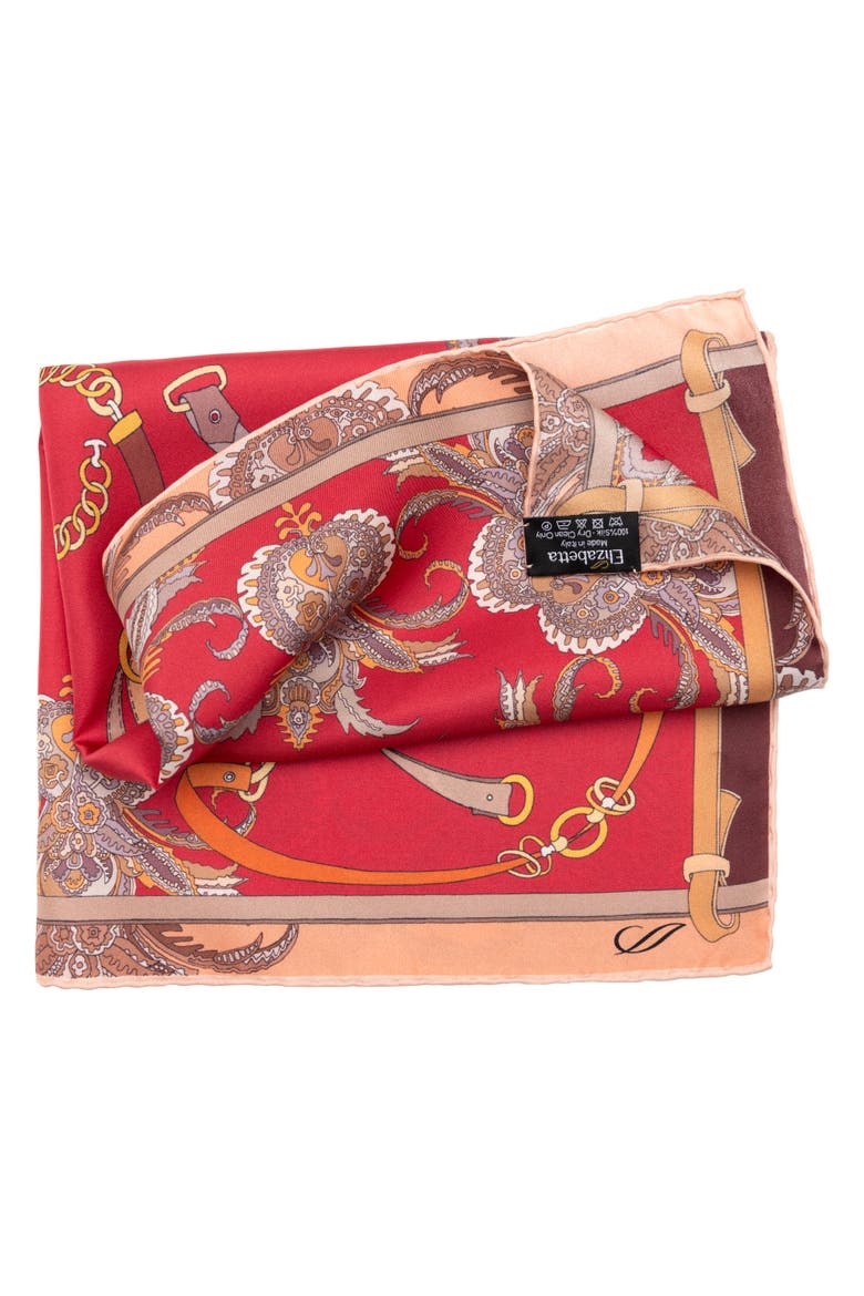 Camilla - Silk Bandana, Alternate, color, Red
