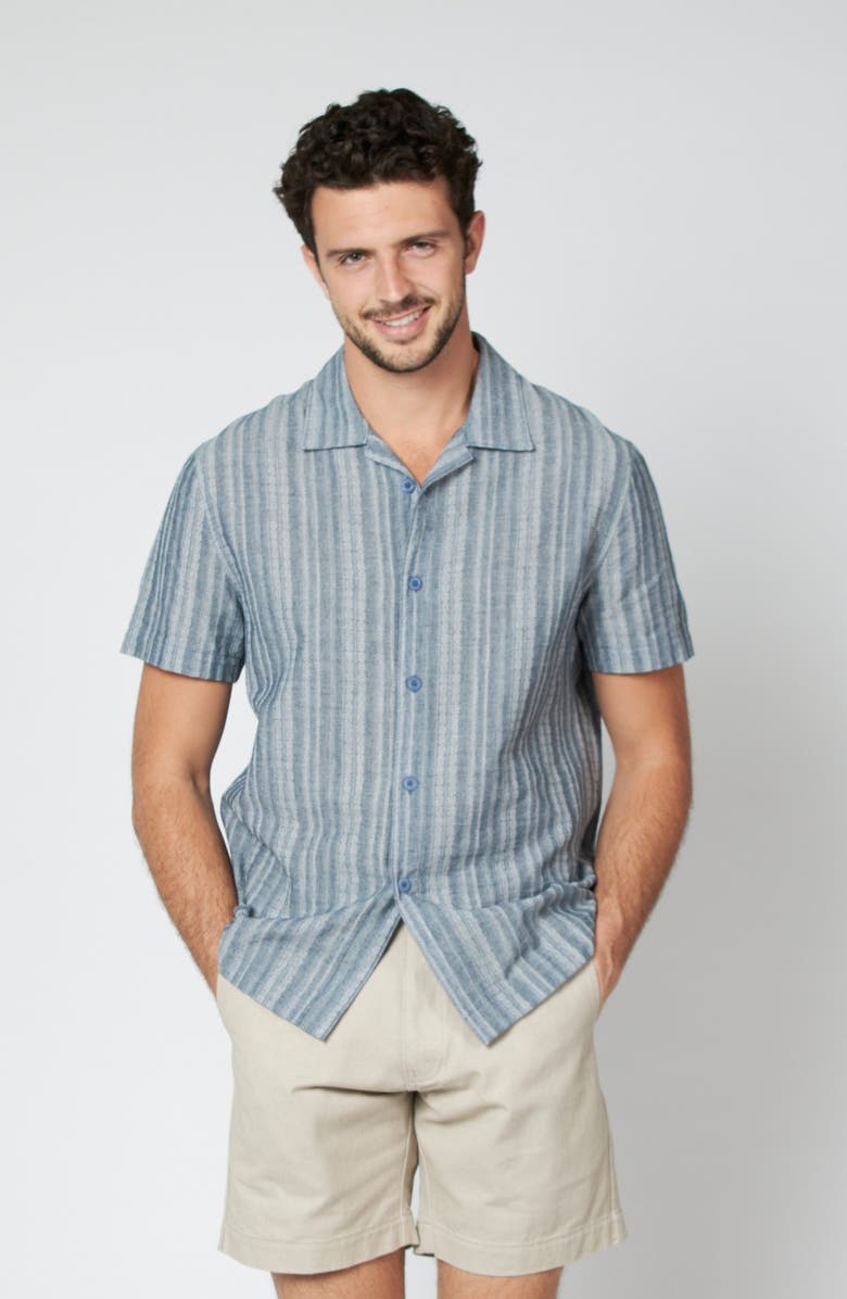 LEISURE LAB Oaxaca Shirt, Main, color, Moonstone