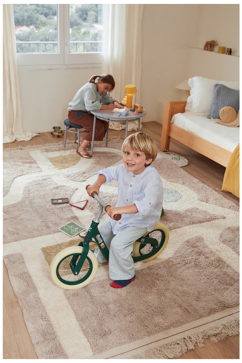 Kids' Wasahable Ecocity Play Rug, Alternate, color, STONE BEIGE NATURAL AQUA