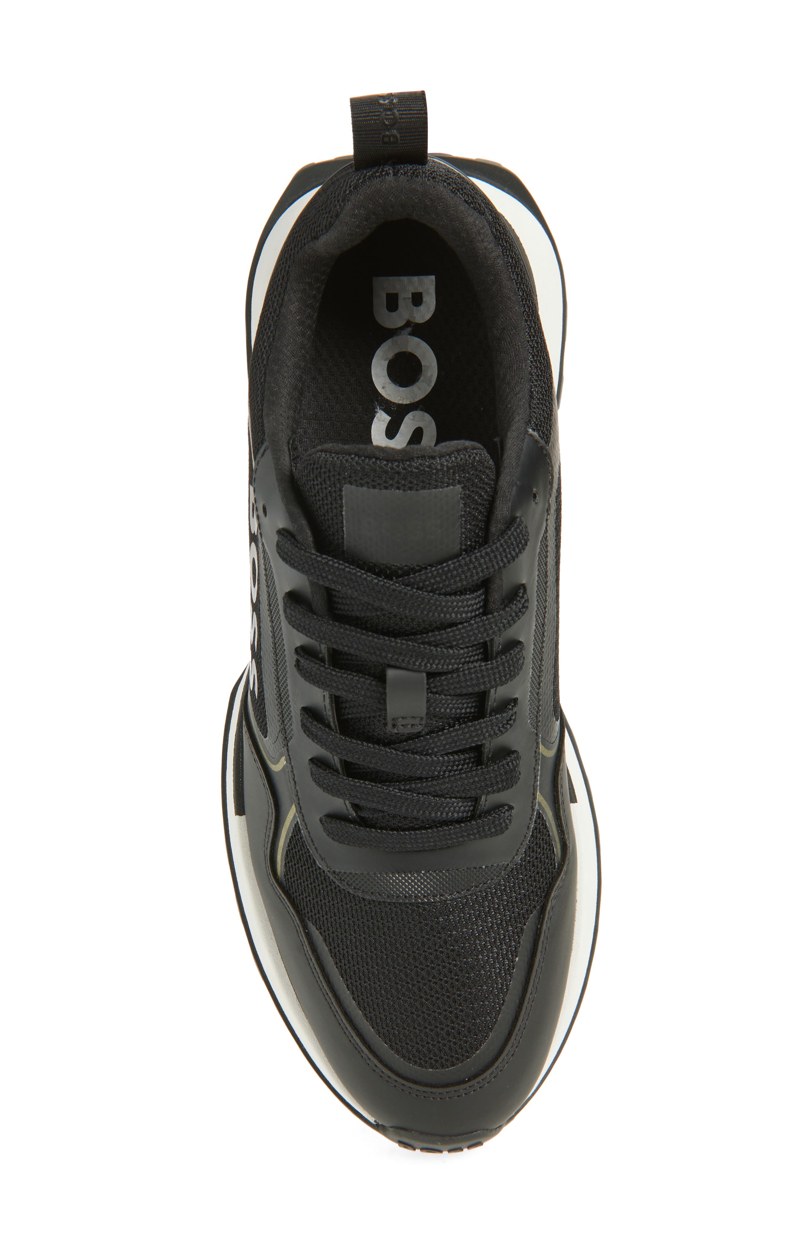BOSS Jonah Trainer Sneaker, Alternate, color, Black