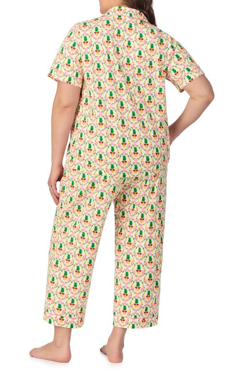Bedhead Pajamas Print Crop Stretch Jersey Pajamas