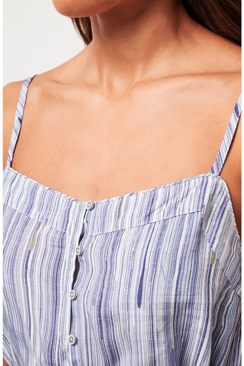 Savanna Stripe Sleeveless Maxi Dress, Alternate, color, INDIGO MULTI