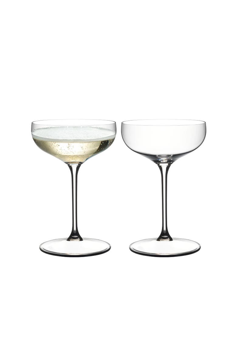 Riedel Grape@ Coupe Cocktail Wine Glass, Set of 2, 11 ounce, Main, color, Clear