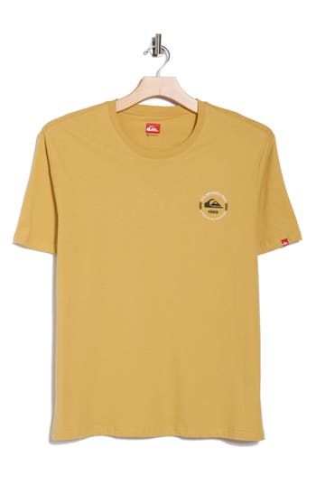 Quiksilver Circle Time Graphic T-shirt In Brown