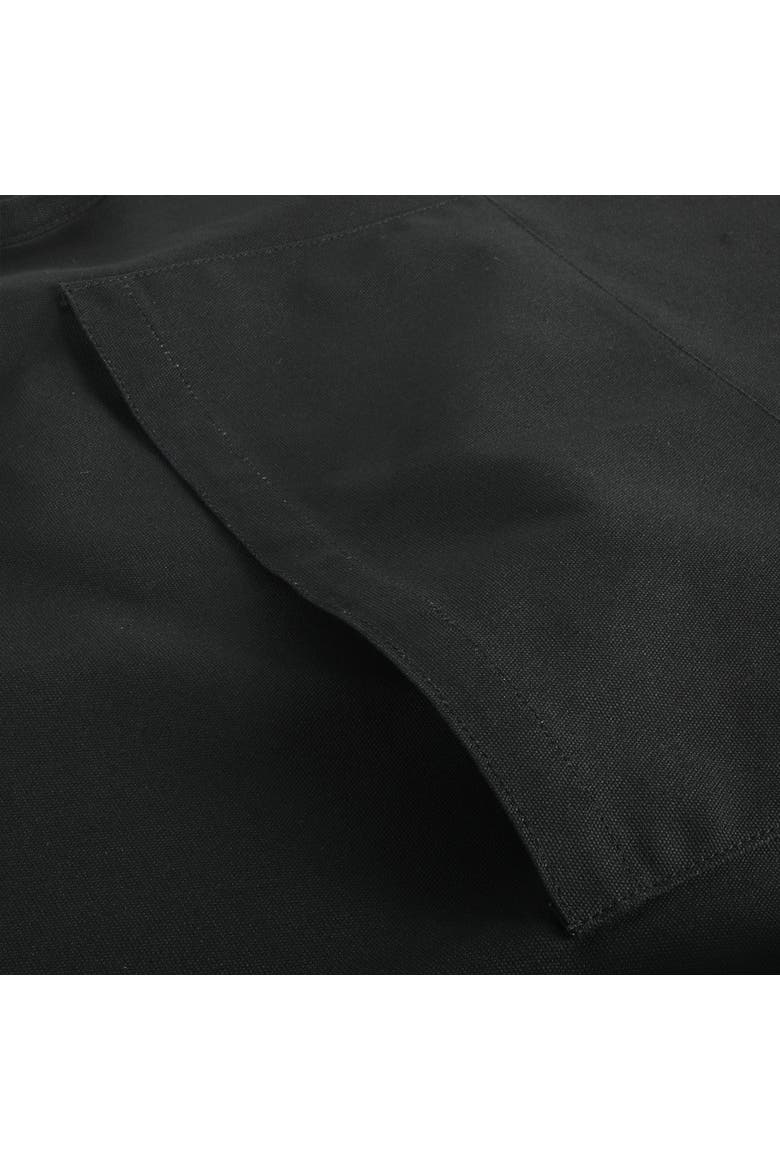 32 x 27" Cotton Apron Front Pockets Adjustable in Black, Alternate, color, Black