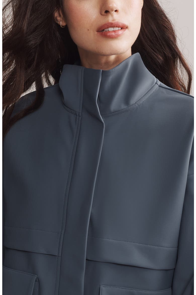 Outplay Water Repellent Jacket, Alternate, color, BLUE SLATE