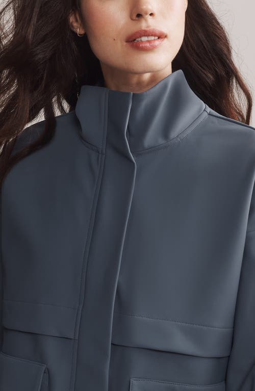 Shop Rhone Outplay Water Repellent Jacket In Blue Slate