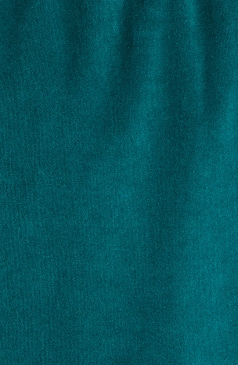 Majestic International Refinery Velour Smoking Jacket, Alternate, color, Green