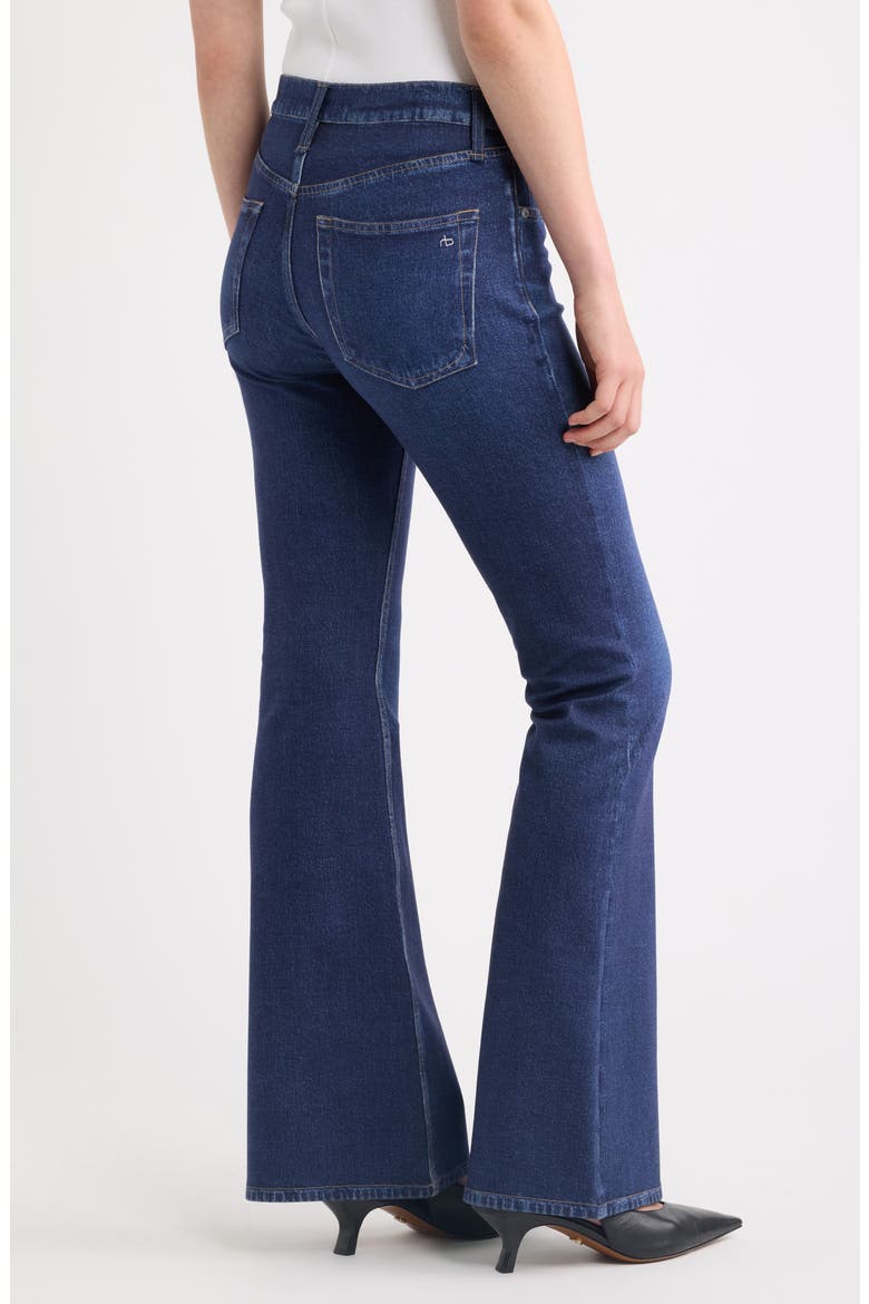 rb Miramar Ponte Dahlia Mid Rise Flare Jeans, Alternate, color, NOLITA