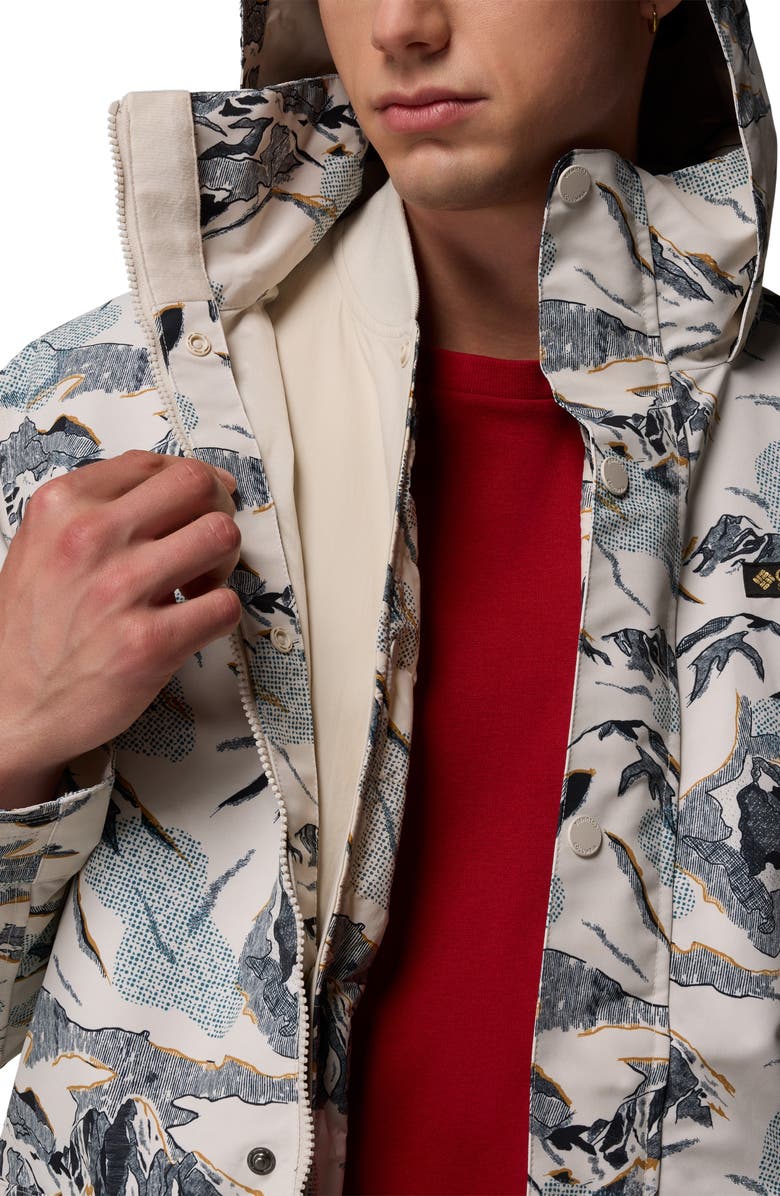 Columbia High Cascades 3-in-1 Reversible Hooded Jacket, Alternate, color, Dark Stone Skylines