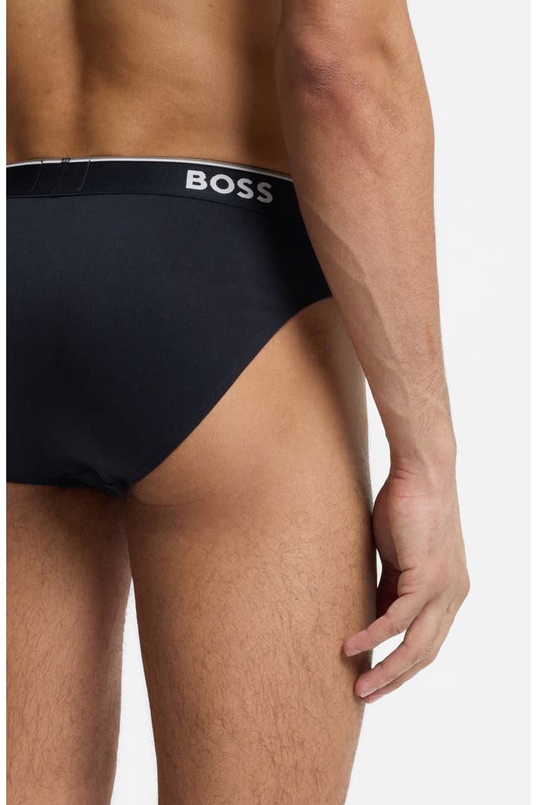 Assorted 3-Pack Power Stretch Cotton Briefs, Alternate, color, OPEN BLUE