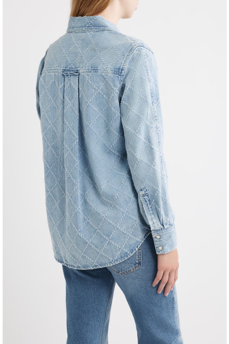 Atticus Diamond Patterned Long Sleeve Shirt, Alternate, color, DIAMOND DISTRESS